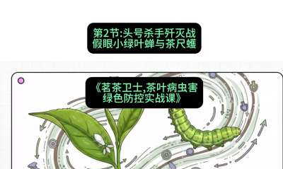第02节：头号杀手歼灭战&mdash;&mdash;假眼小绿叶蝉与茶尺蠖，课程：《茗茶卫士&mdash;&mdash;茶叶病虫害绿色防控实战课》#识农AI